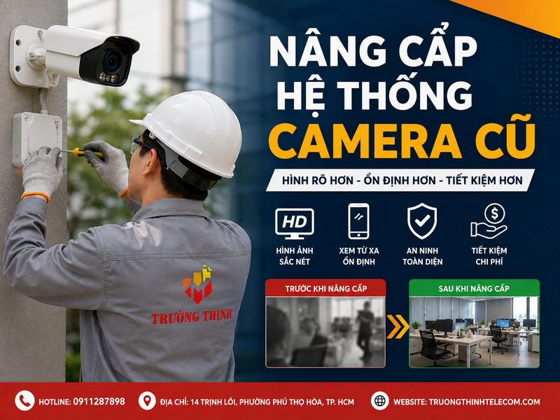 Nâng Cấp Hệ Thống Camera Cũ Chuyên Nghiệp, Tiết Kiệm Chi Phí