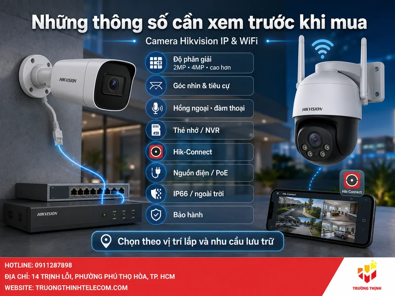 Những thông số cần xem trước khi mua