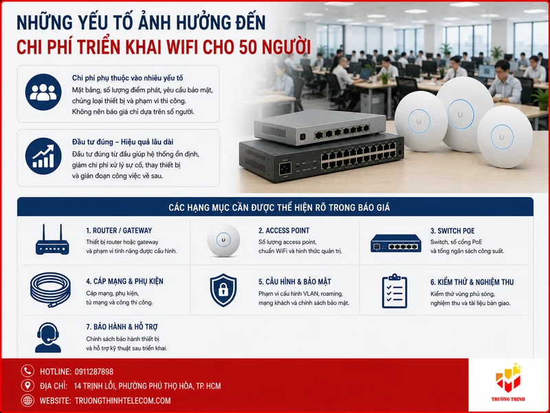 Những yếu tố ảnh hưởng đến chi phí triển khai
