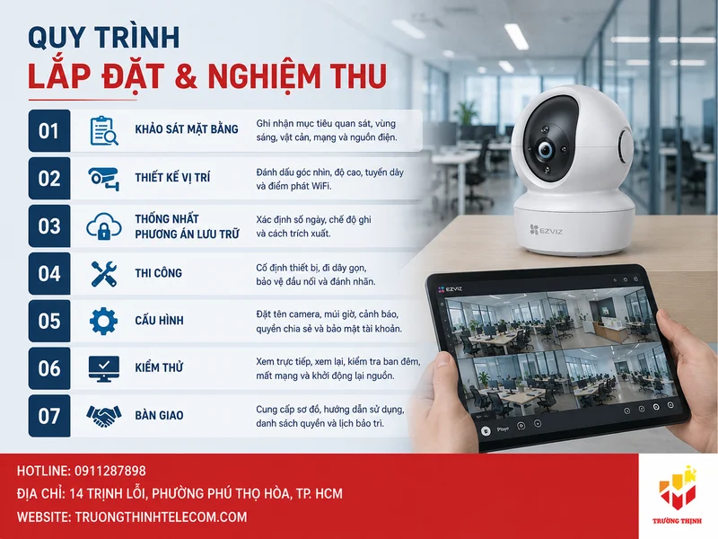 Quy trình lắp đặt và nghiệm thu nên thực hiện như thế nào?