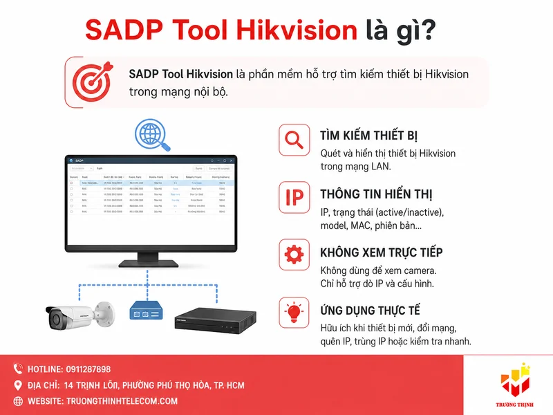 SADP Tool Hikvision là gì?
