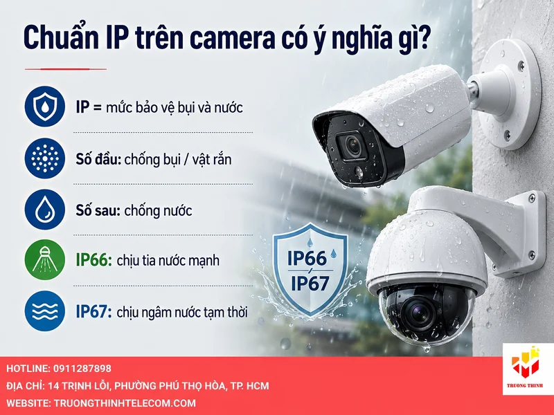 Tổng quan về chuẩn IP trên camera
