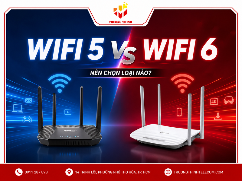 Wifi 5 và wifi 6
