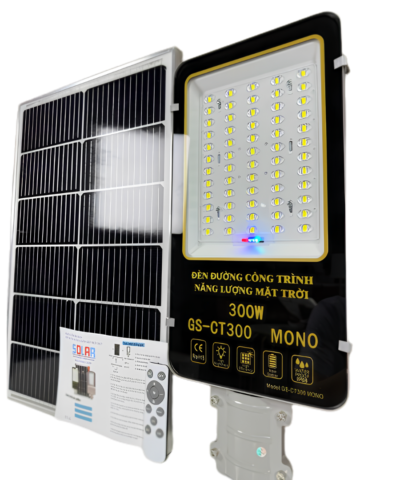 Đèn đường năng lượng mặt trời Ct-500 2 Mặt