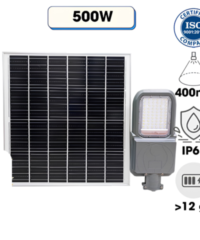 Đèn đường năng lượng mặt trời JD 39500VN Hybrid(Solar Và Ac220V)