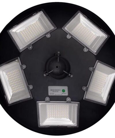 Đèn đường UFO năng lượng mặt trời 500W Ánh Sáng Vàng 5 pin