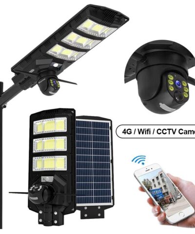 Đèn năng lượng mặt trời tích hợp Camera 4G KFC 1200W
