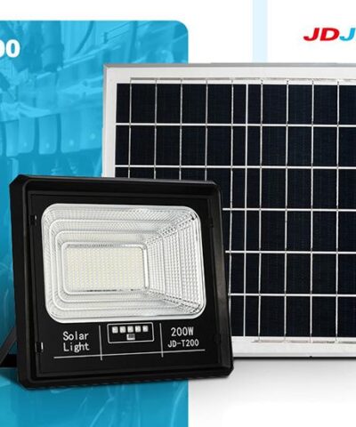 Đèn pha năng lượng mặt trời JD T200 New Mono-3 pin