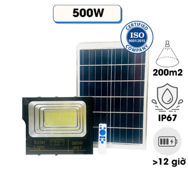 Đèn pha năng lượng mặt trời KF-81500(500W)
