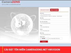 Cài đặt tên miền cameraddns.net Hikvision
